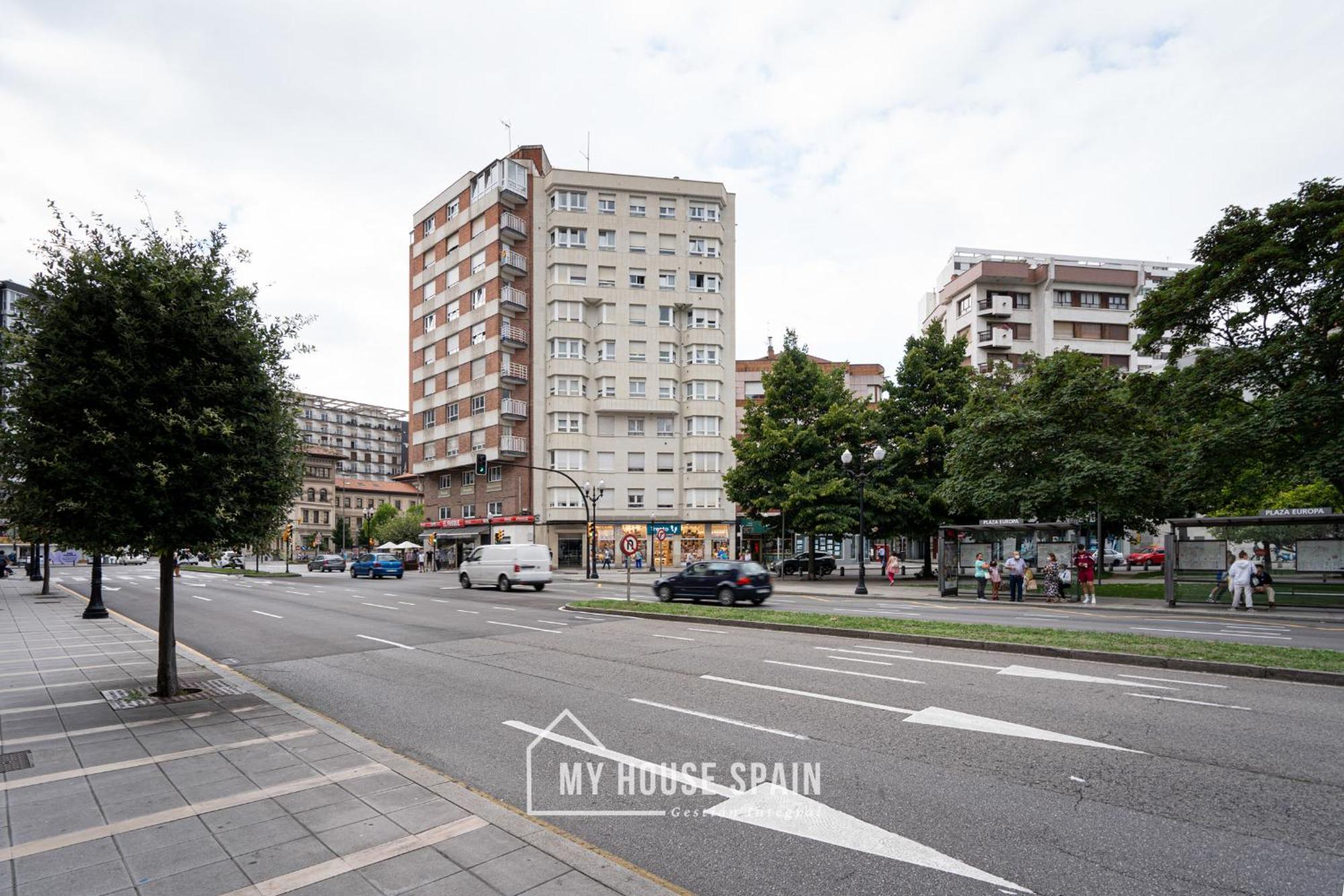 Myhousespain - Amplio Apartamento Con Vistas En Pleno Centro Gijón Eksteriør bilde
